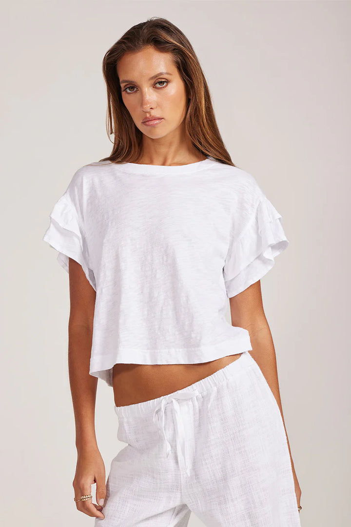 Double Ruffle Tee