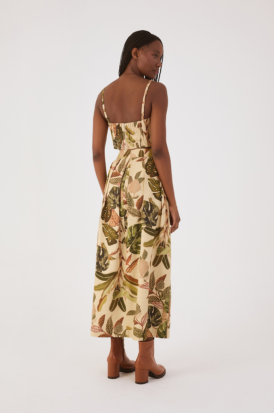 Forest Pleated Skirt