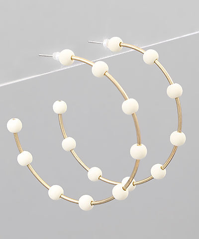 Dot Hoop Earrings