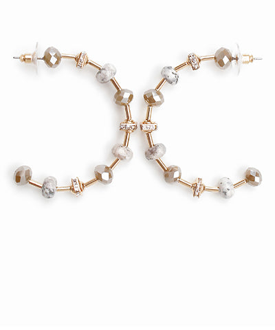 Dot Hoop Earrings
