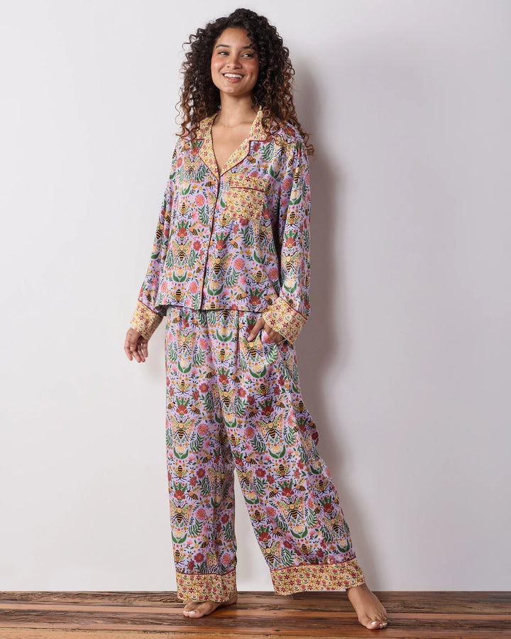 Eco Satin Soho Set in Lavender