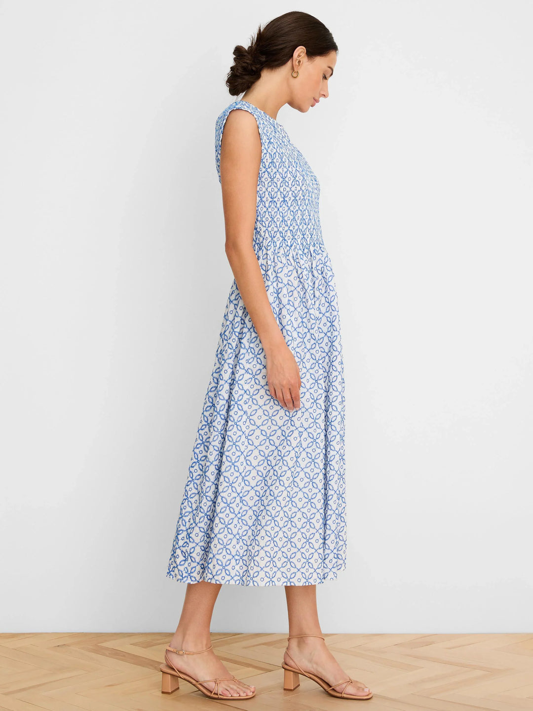 Embroidered Tile Amelia Dress