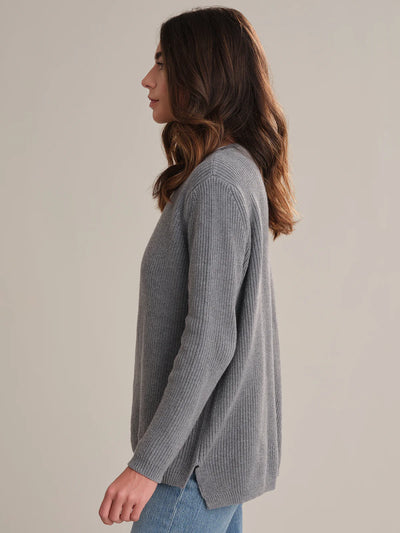 Emma Crewneck Shaker Sweater