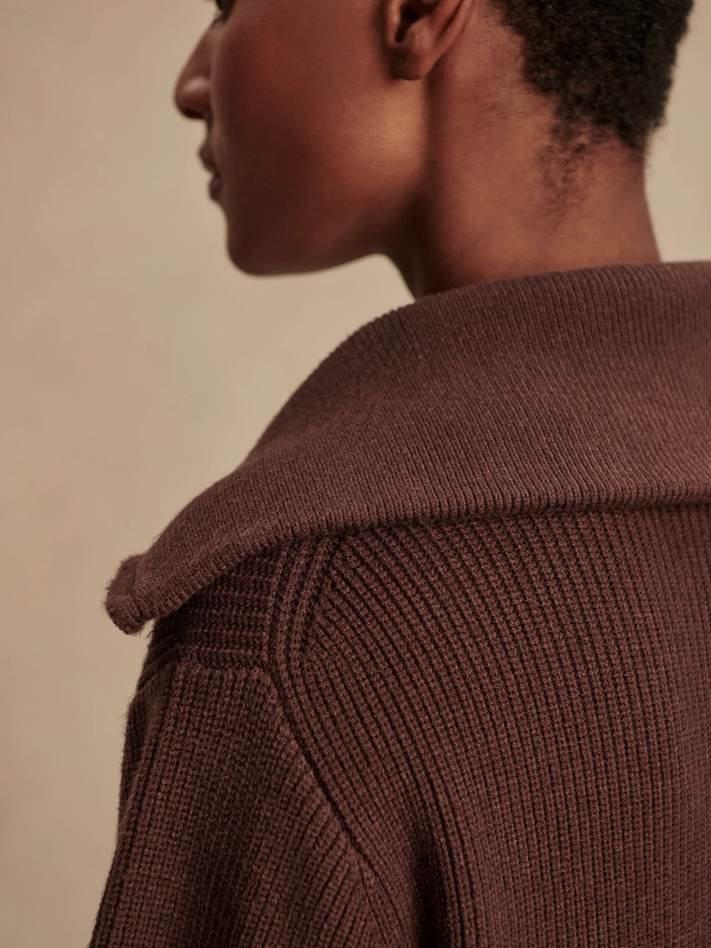 Enrico Knit Jacket in Silver Birch