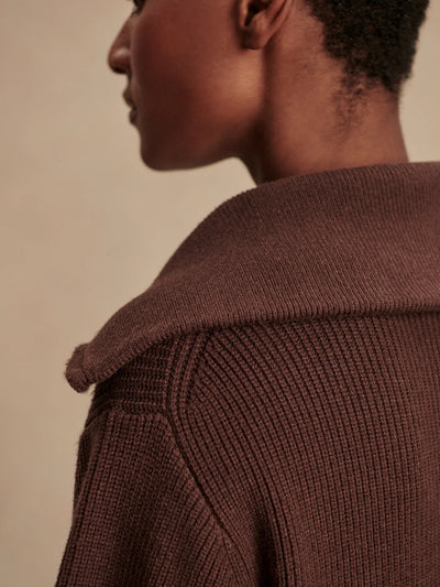 Enrico Knit Jacket in Silver Birch