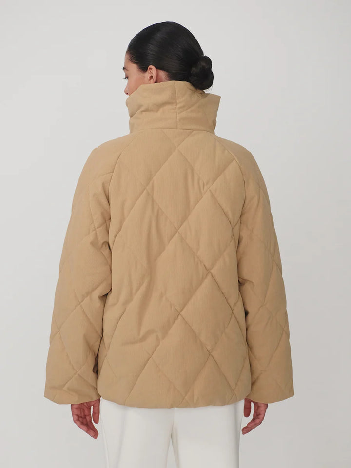 Evren Short Quilted Coat