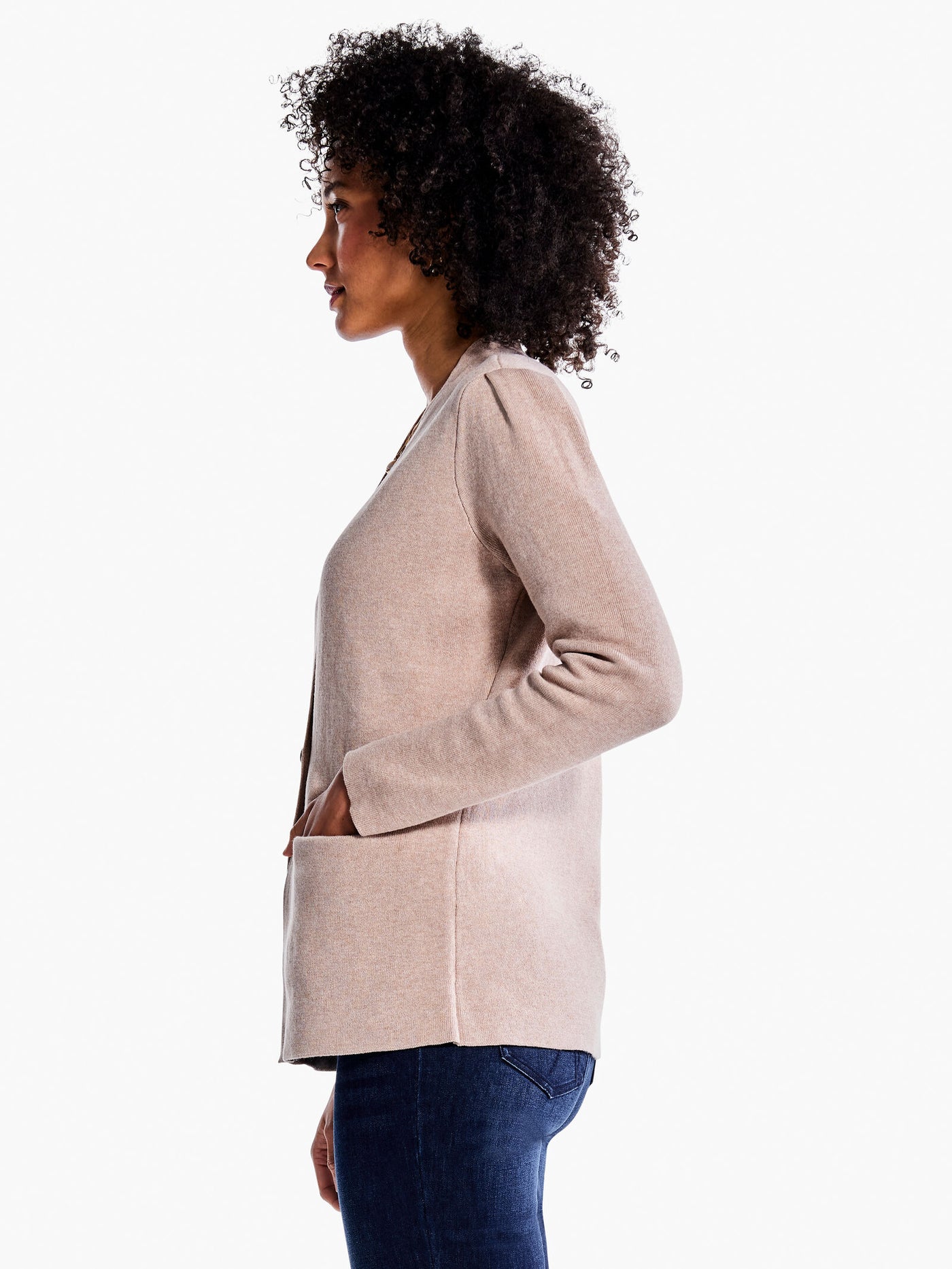 FEMME SLEEVE KNIT JACKET