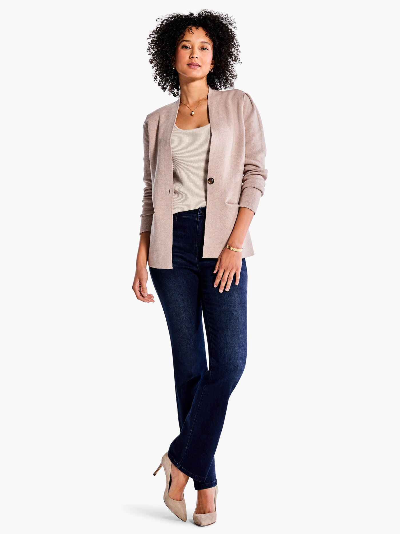 FEMME SLEEVE KNIT JACKET