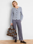 Flecked Shaker Cardigan