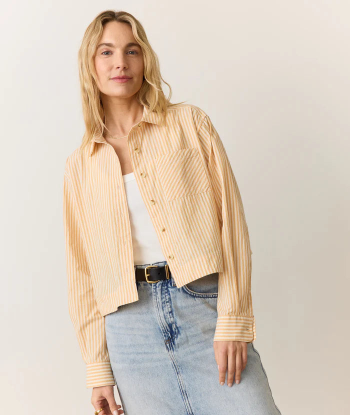 Cali Poplin Cropped Shirt