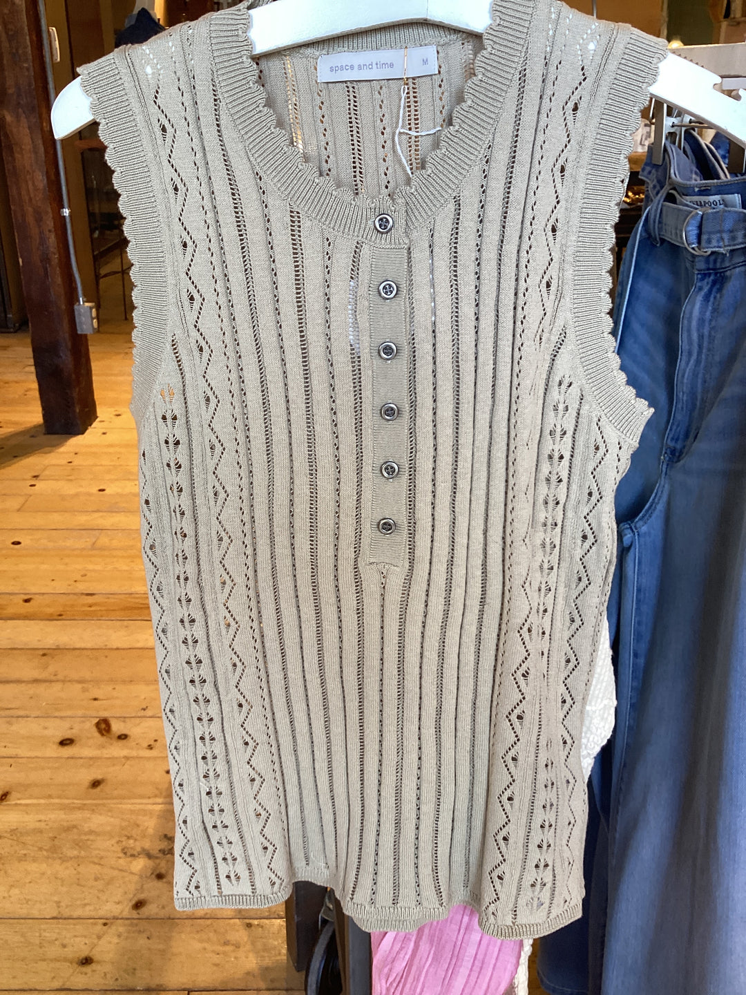 Pointel Sweater Tank