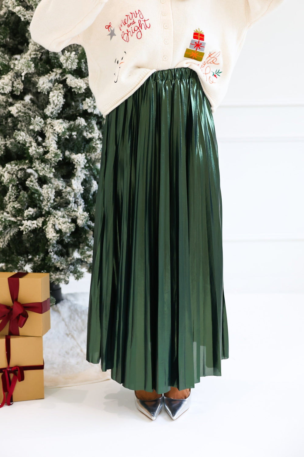 Alessandra Pleated Skirt