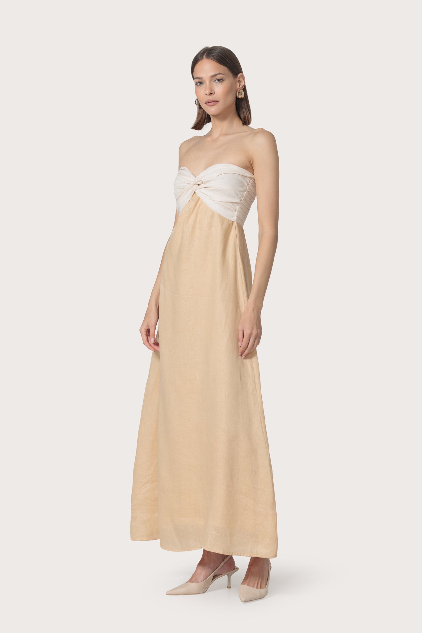 Melody Maxi Linen Dress