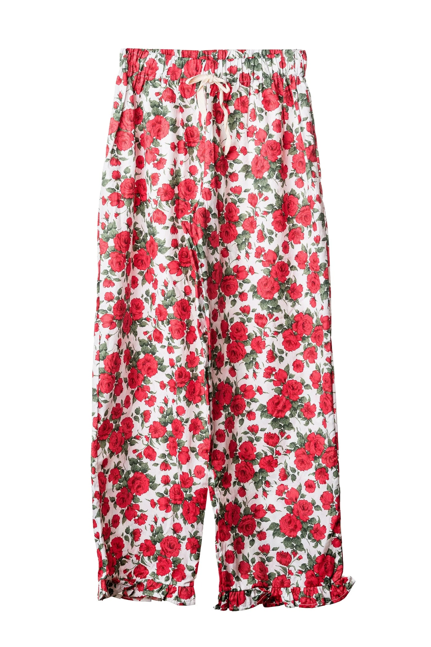 Fleur Ruffle Pant Rouge