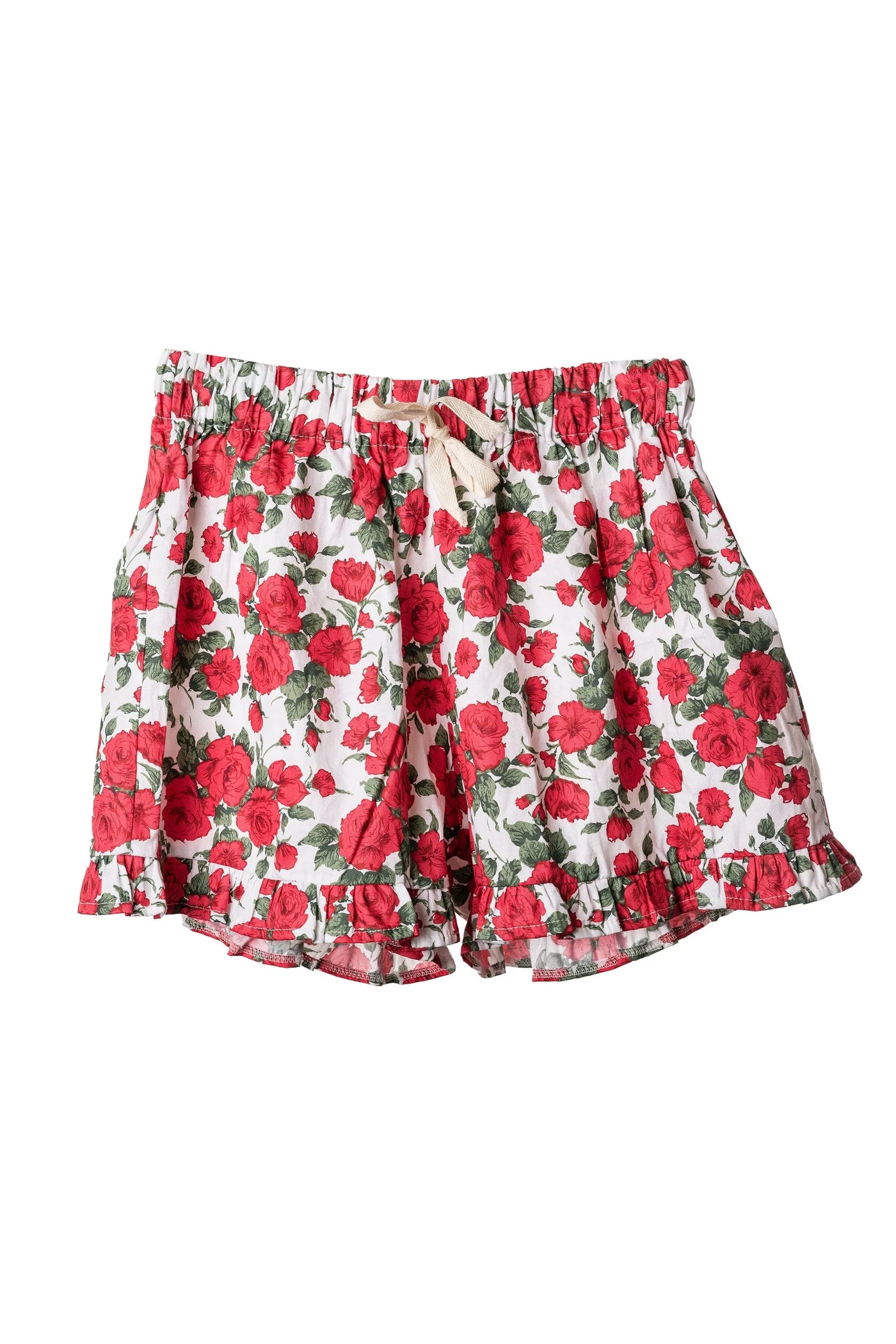 Fleur Ruffle Short Rouge