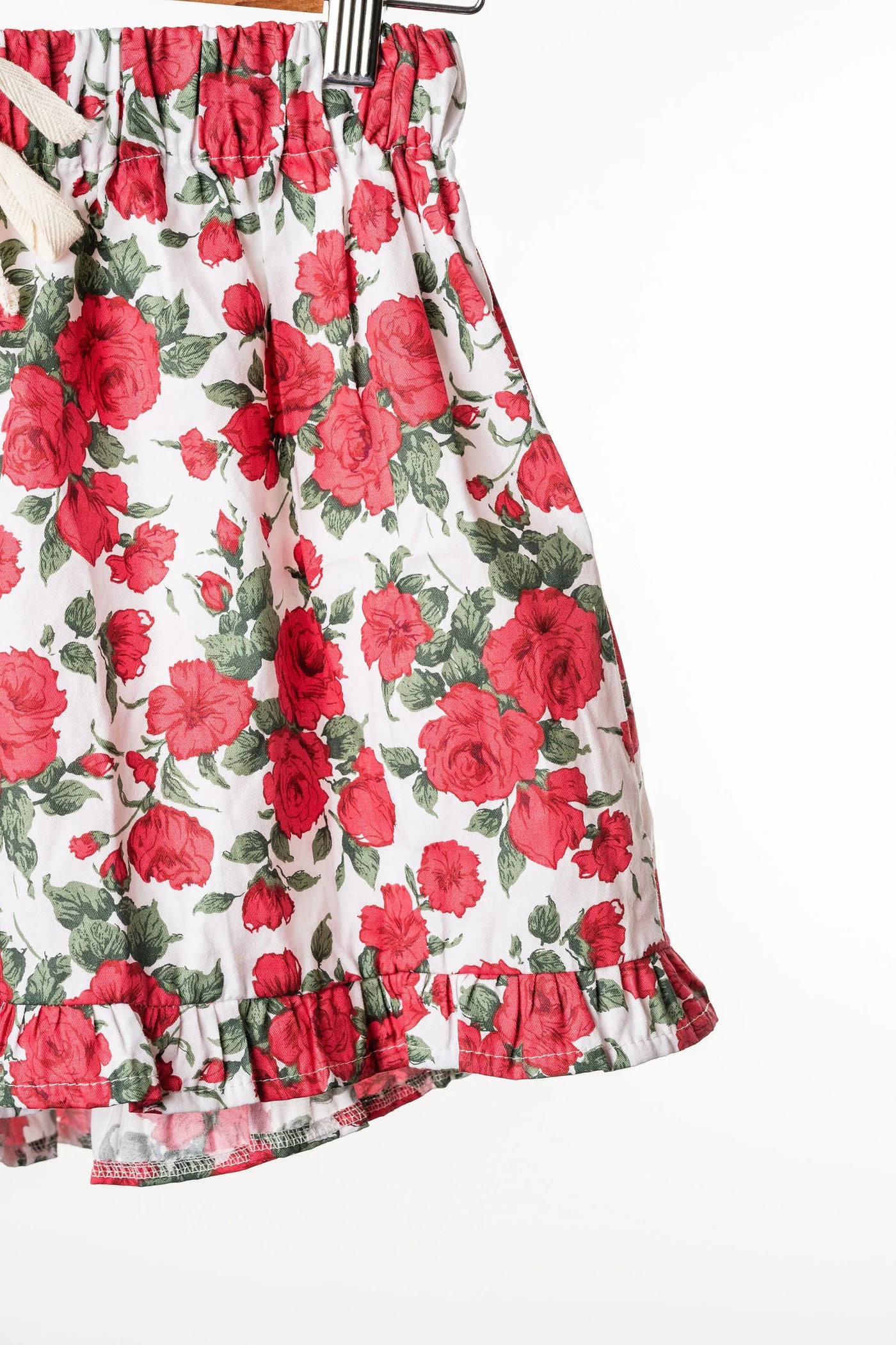 Fleur Ruffle Short Rouge