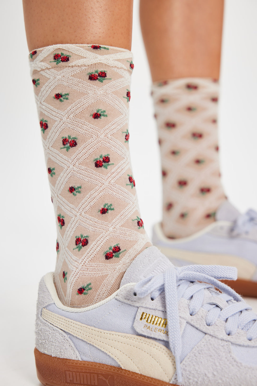 Floral Jacquard Trouser Sock