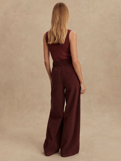 Floris Wide Leg 29.5 in Decadent Chocolate
