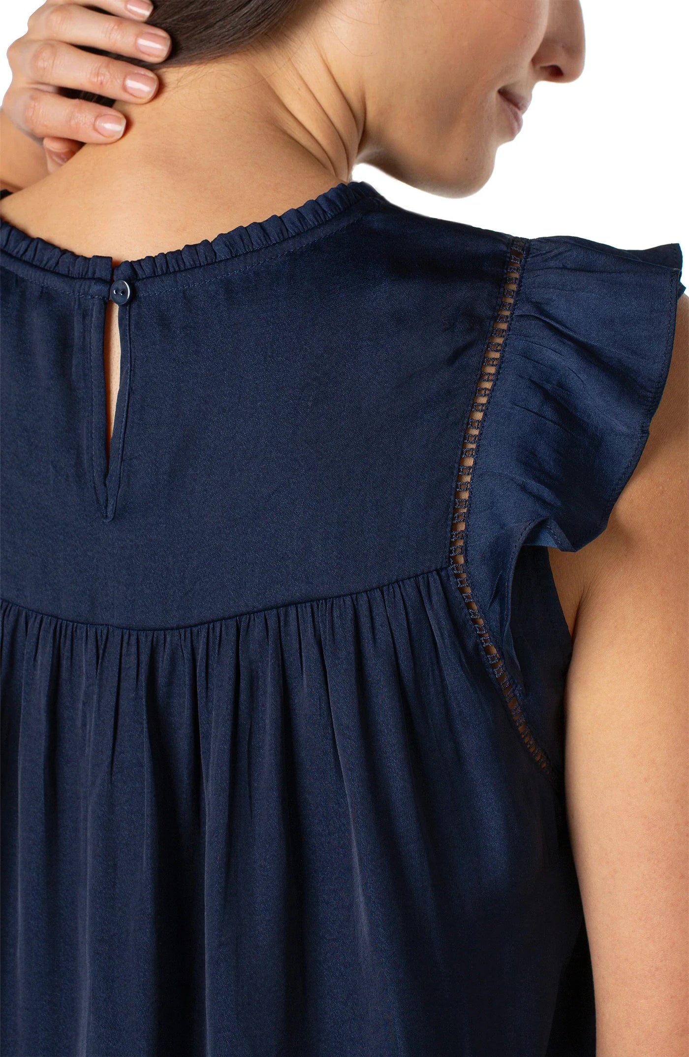 Flutter Sleeve Woven Top
