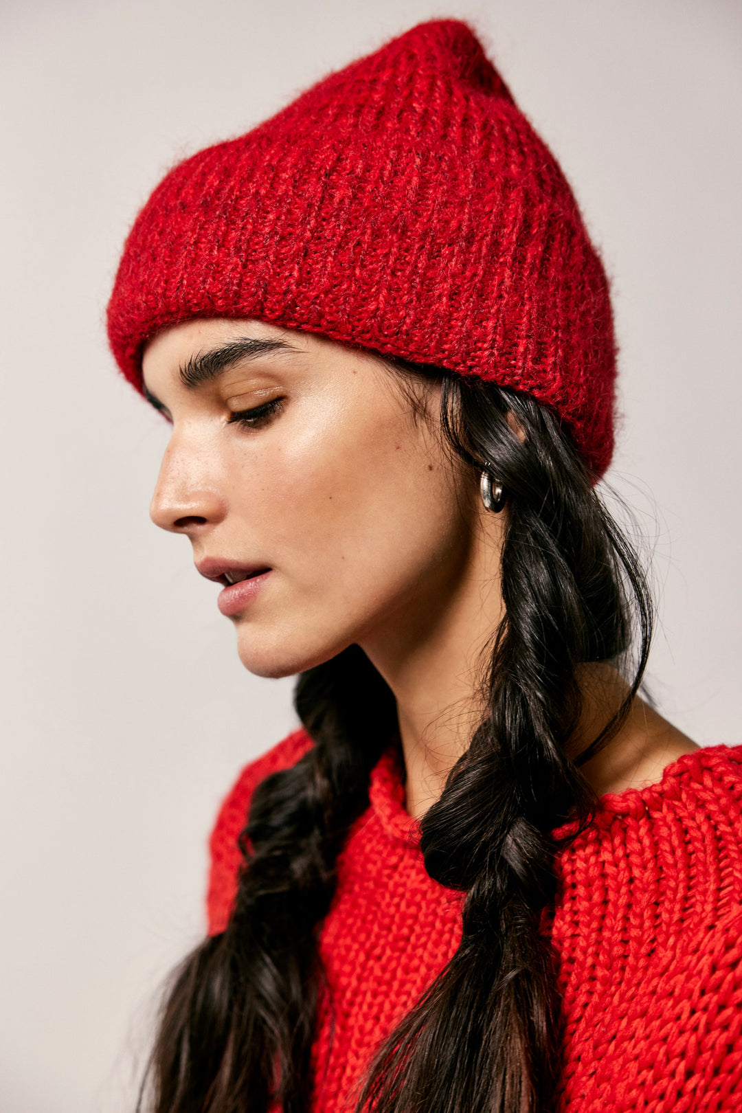 Frostline Beanie in Red