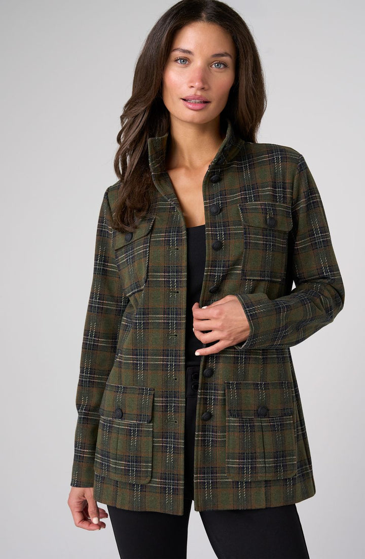 funnel neck field jacket