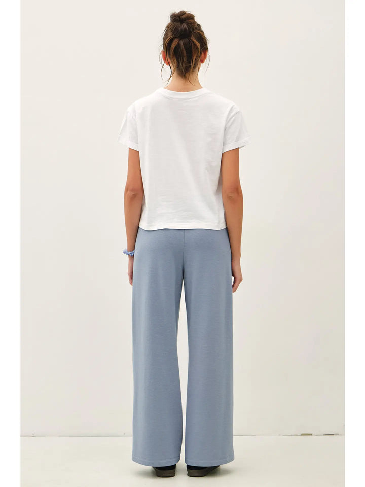 Boxy Cropped Cotton Tee
