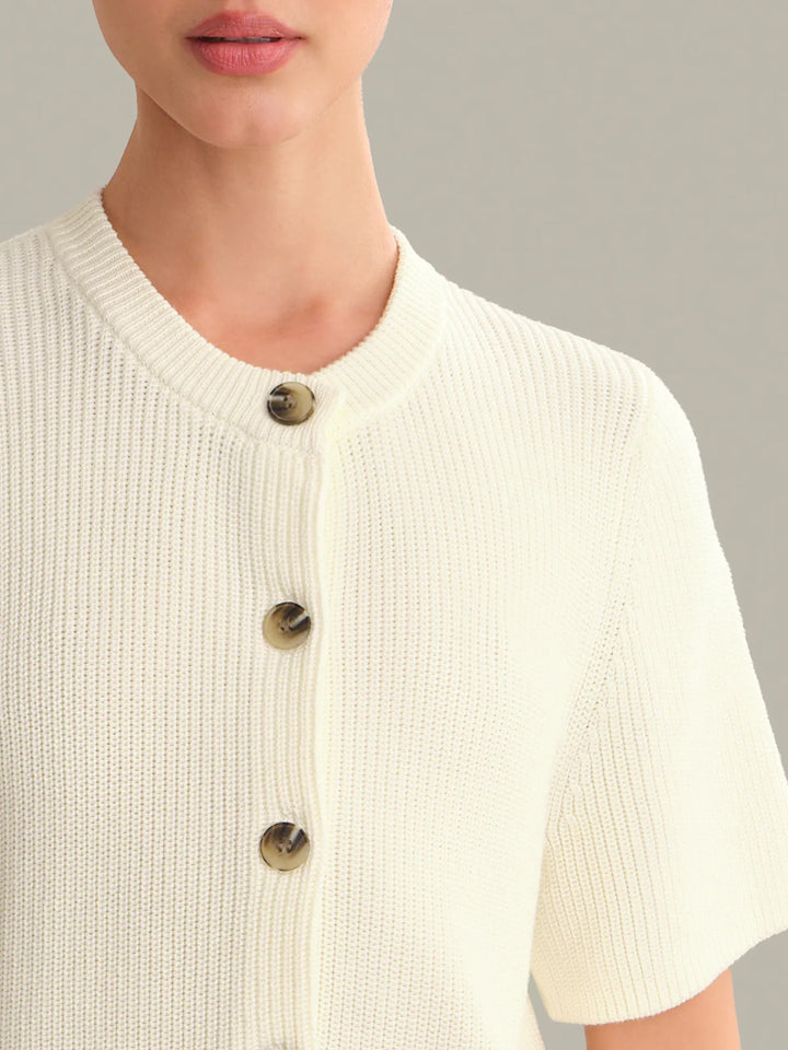 Ginevra Short Sleeve Shaker Cardigan