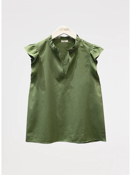 Gracie Ruffle Sleeve Top