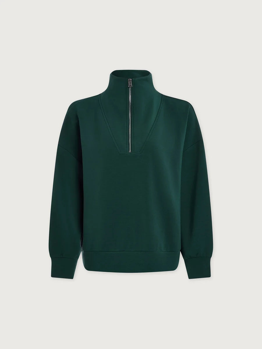 Hawley Half Zip Sweat - Ponderosa Pine