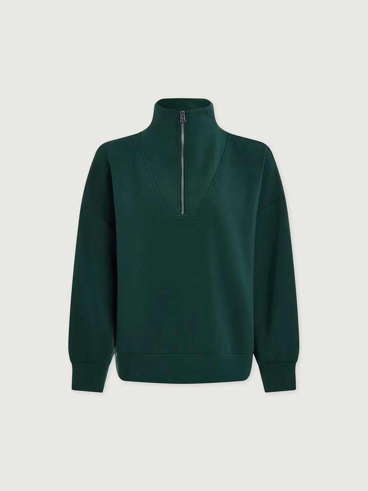Hawley Half Zip Sweat - Ponderosa Pine