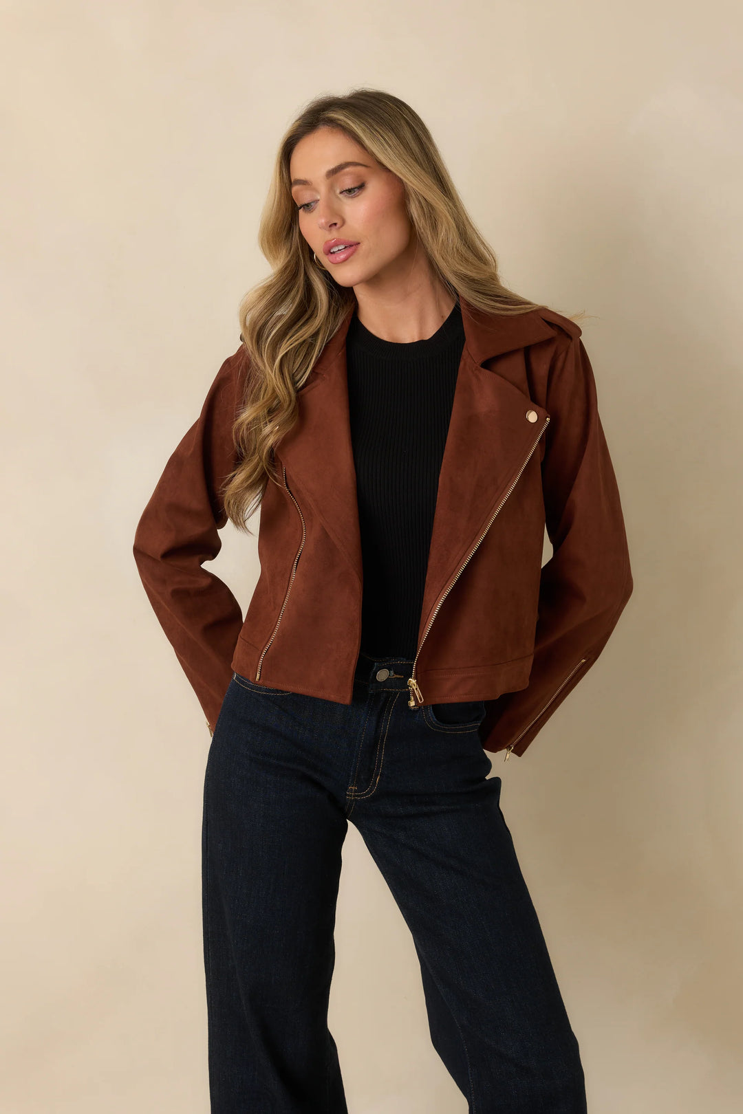 High Line Vegan Suede Jacket