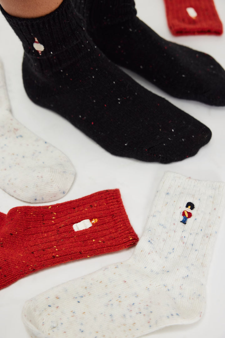 Holiday Heritage Sock Pack in Red