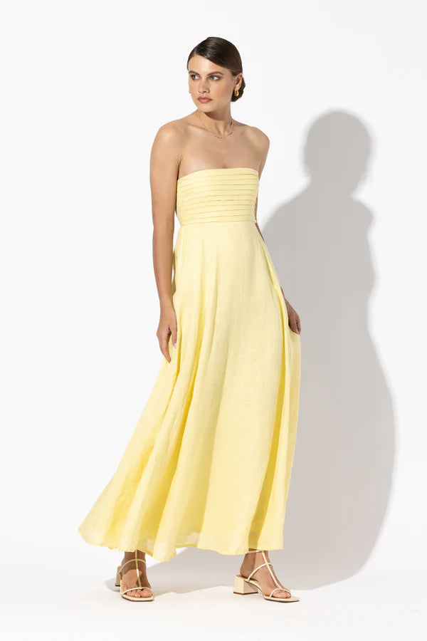 Talia Linen Maxi Dress