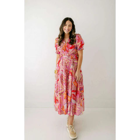 Feyano tiered maxi dress