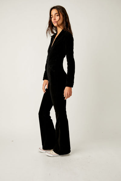 Jayde Cord Flare Jumpsuit