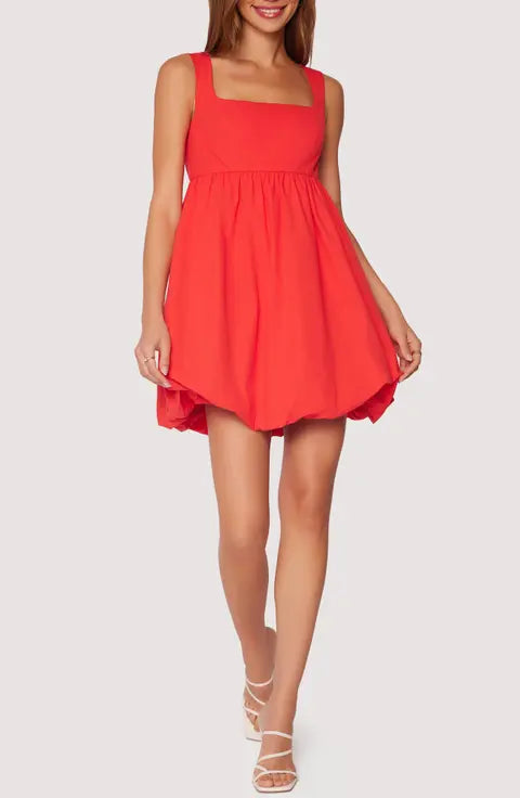 Regal Rose Mini Dress