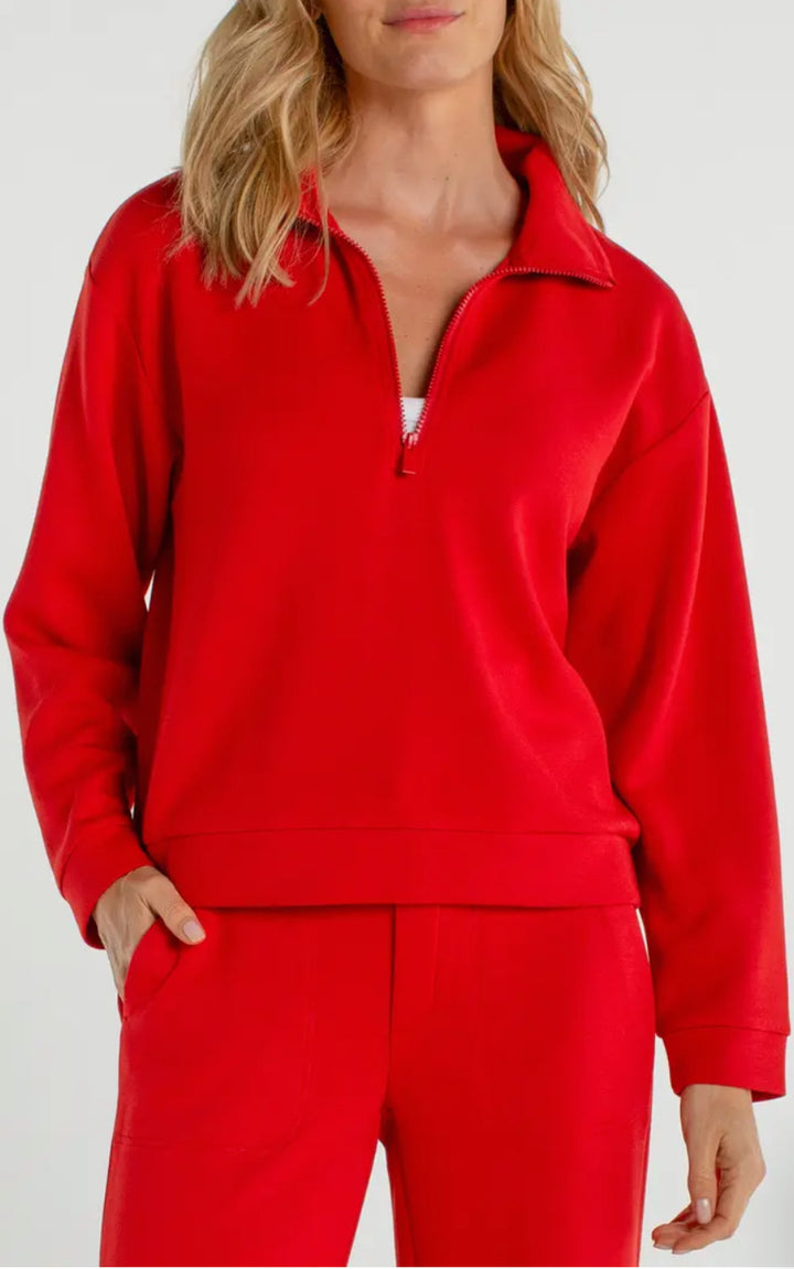 Half Zip Popover