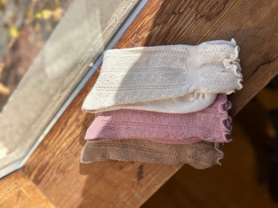 Women's Ruffle Pointelle Crew Socks