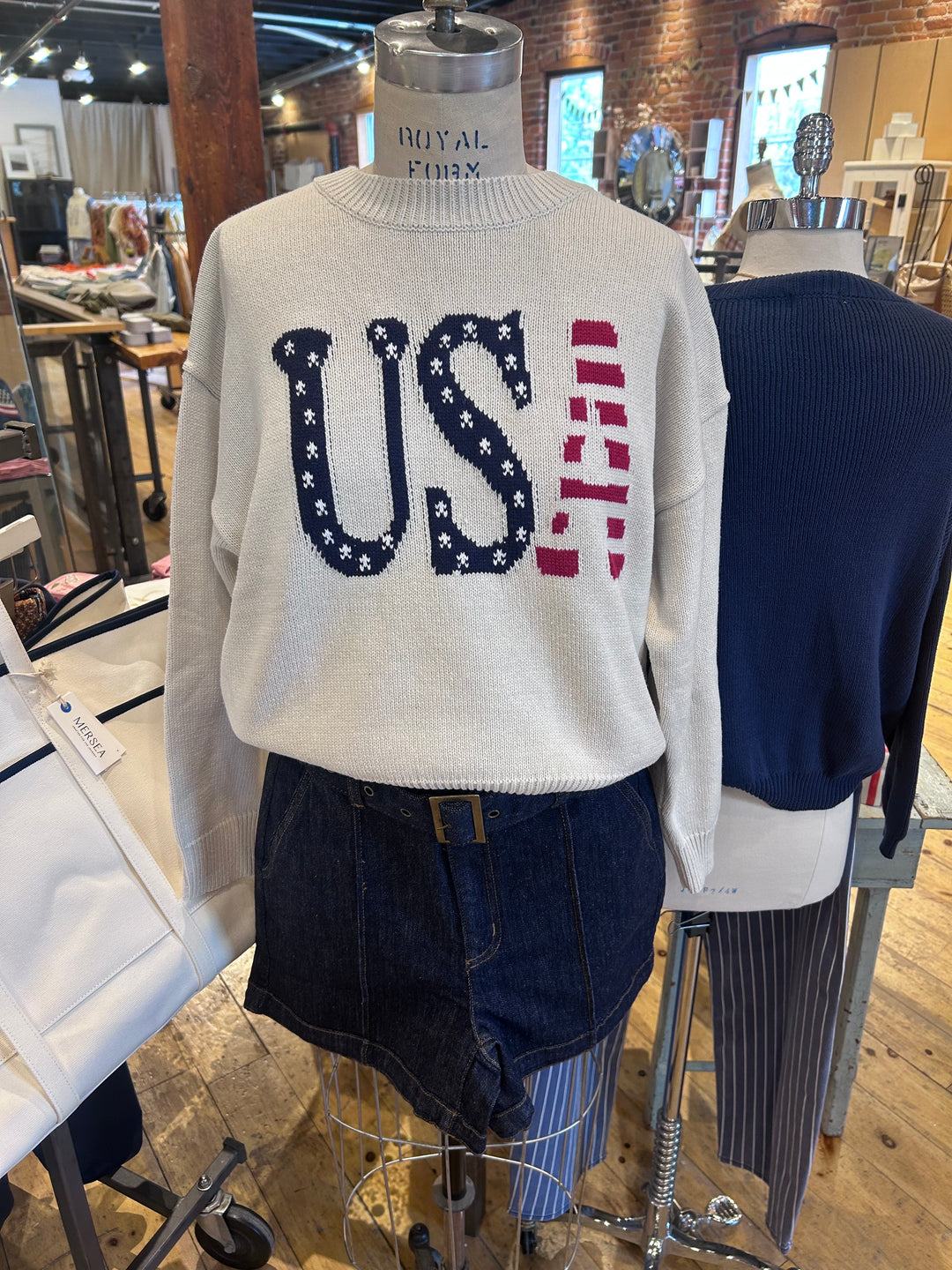USA Crewneck Sweater
