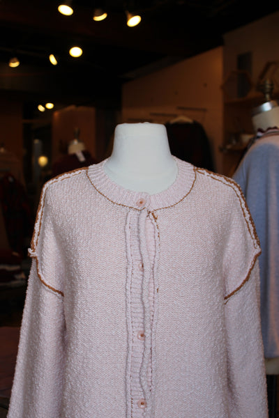 Contrast Stitch Cardi