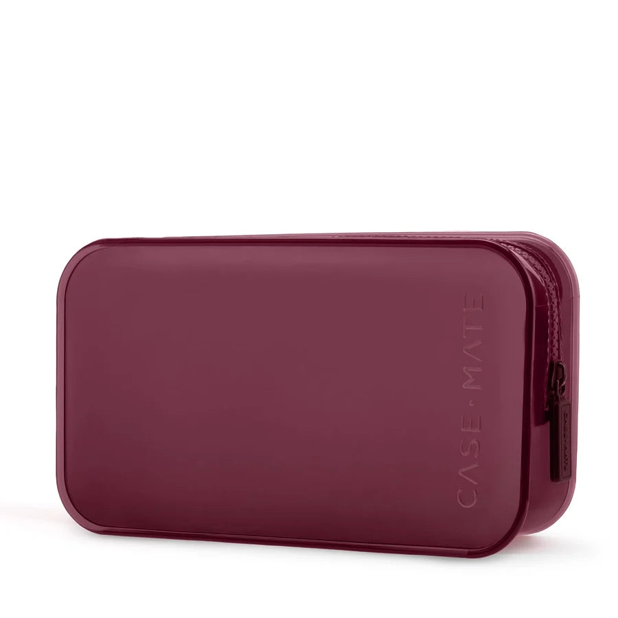 Jelly Makeup Bag - Mulberry