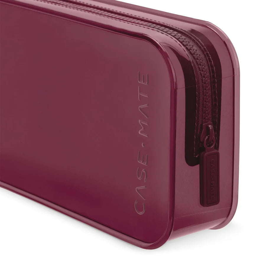 Jelly Makeup Bag - Mulberry