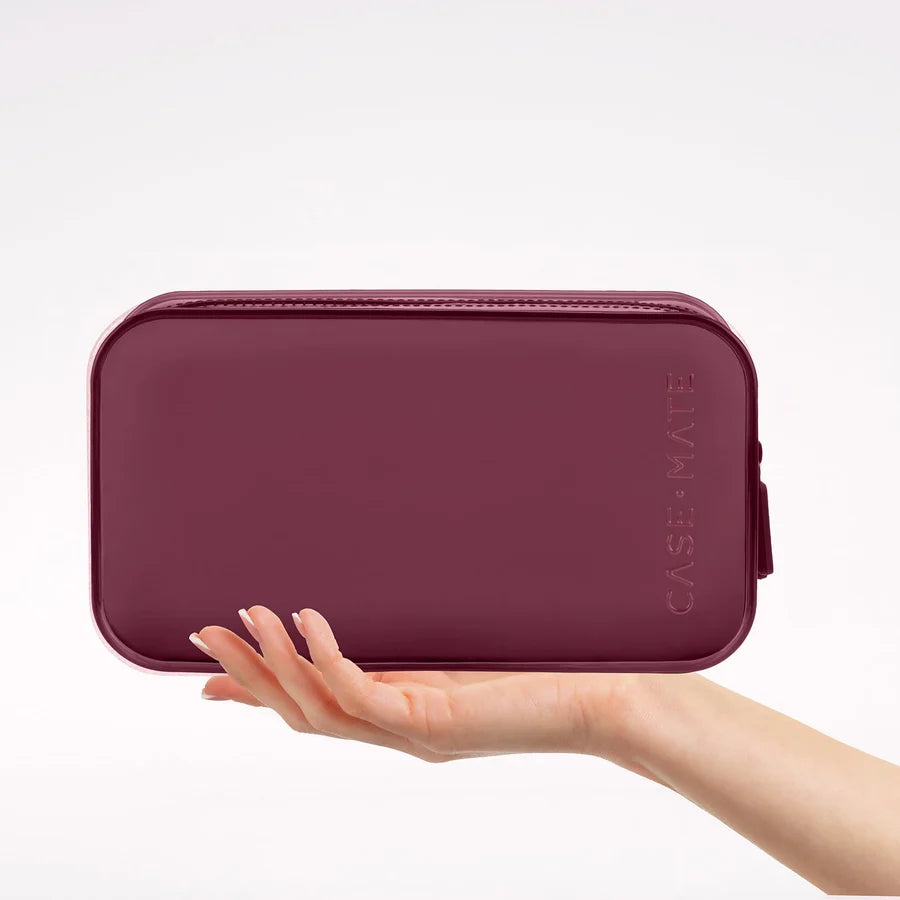 Jelly Makeup Bag - Mulberry