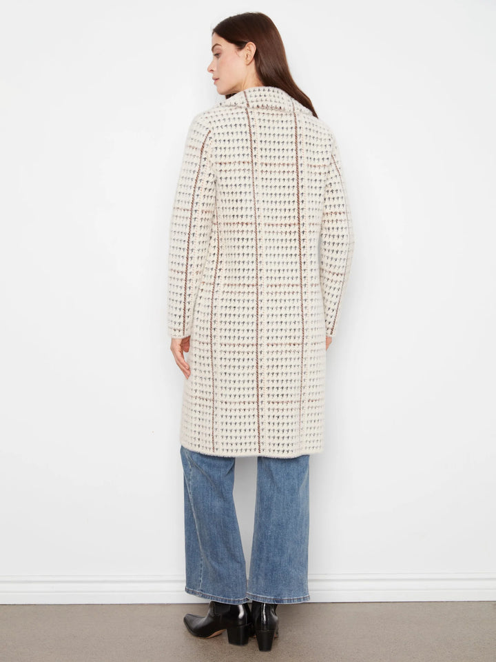 Knit Coatigan with Patch Pockets