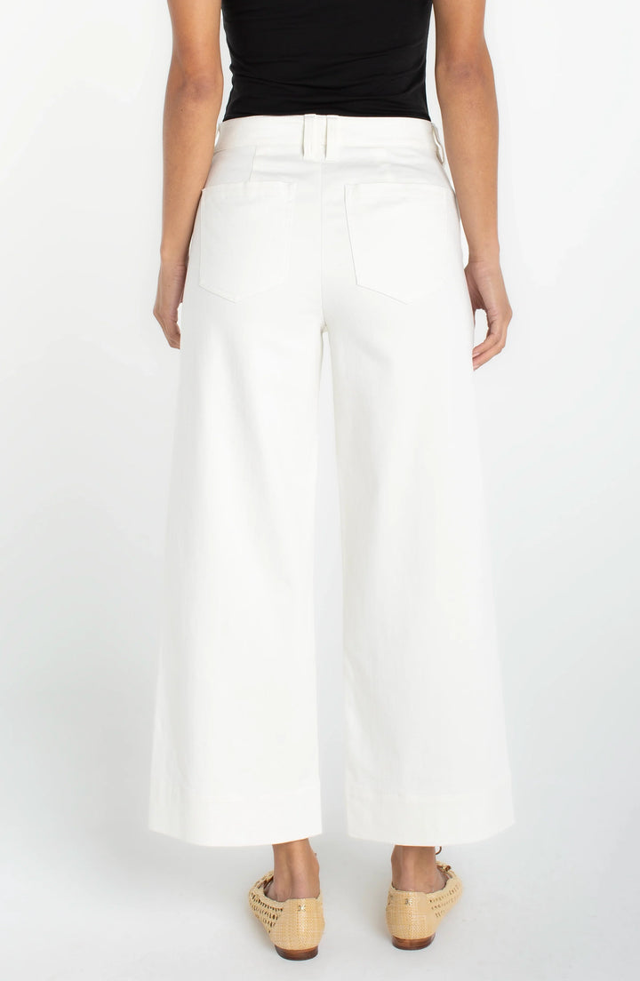 Cropped Wide Leg Pants