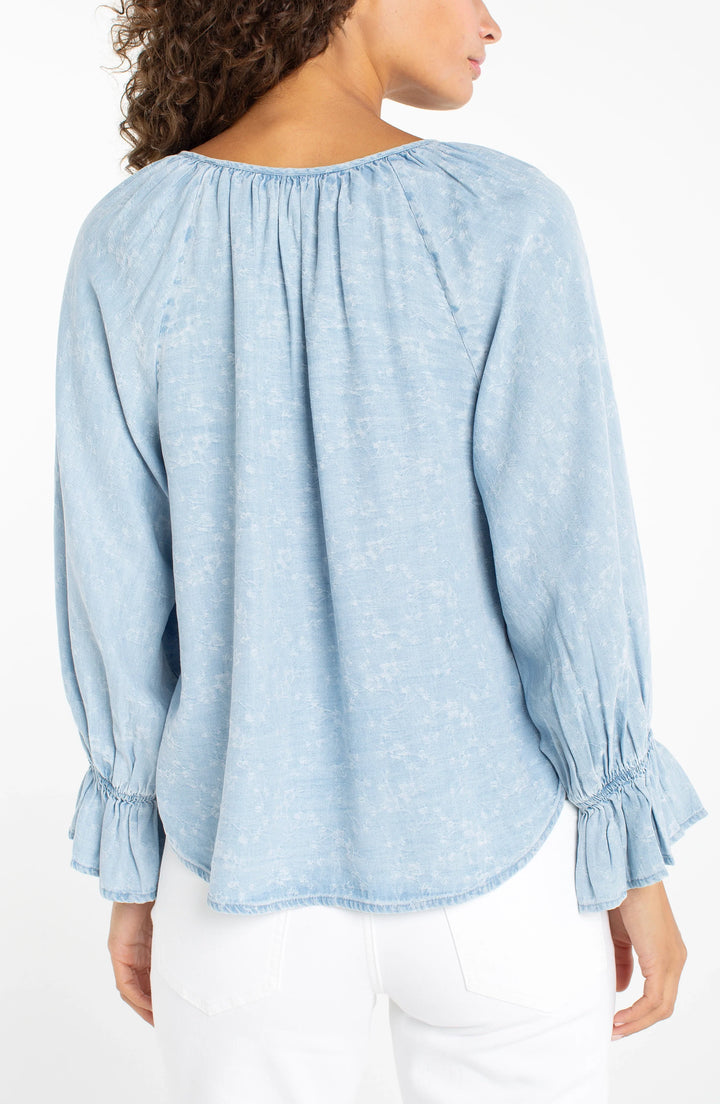 Shirred Woven Top