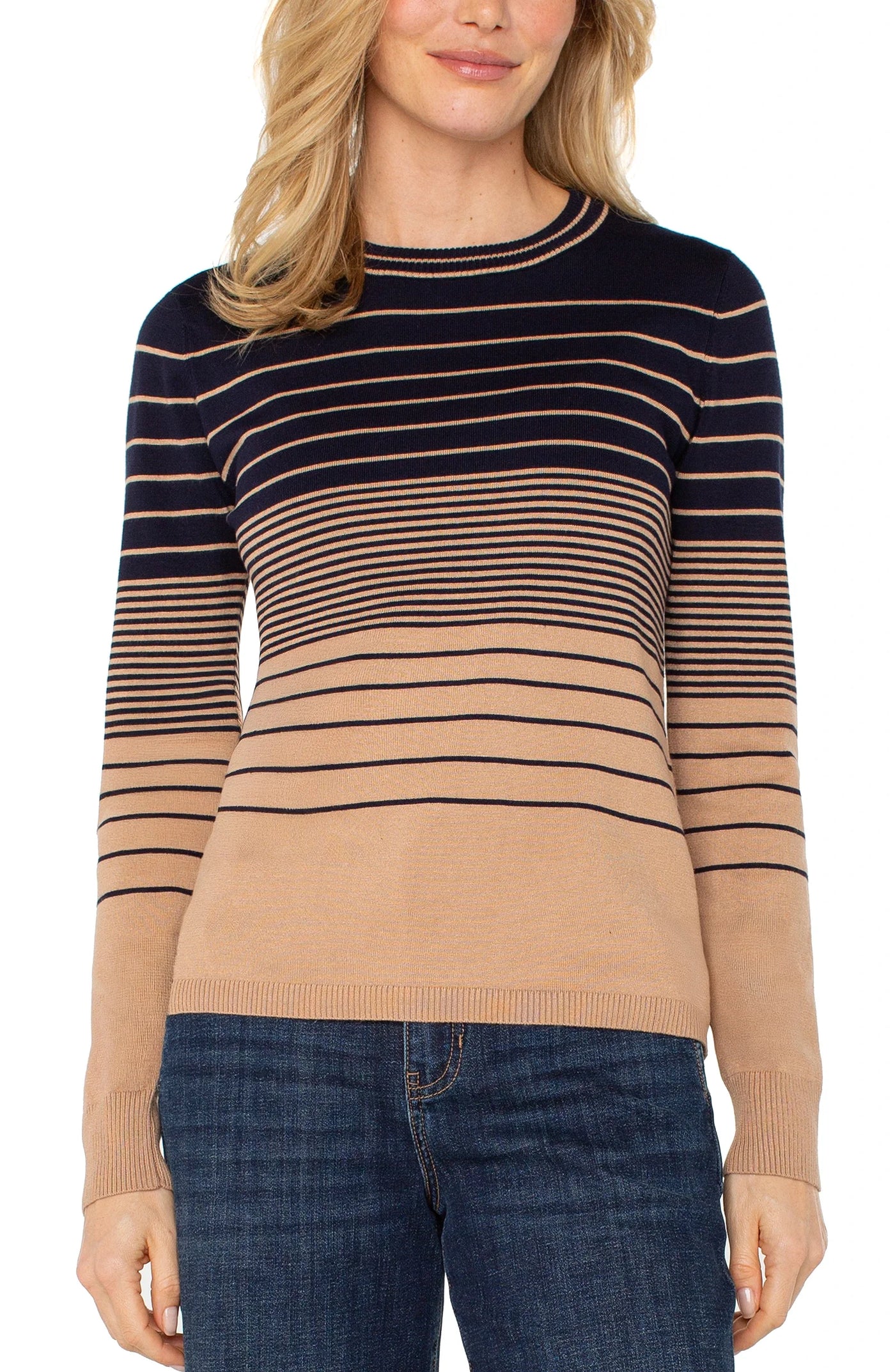 Long Slv Crew Neck Sweater