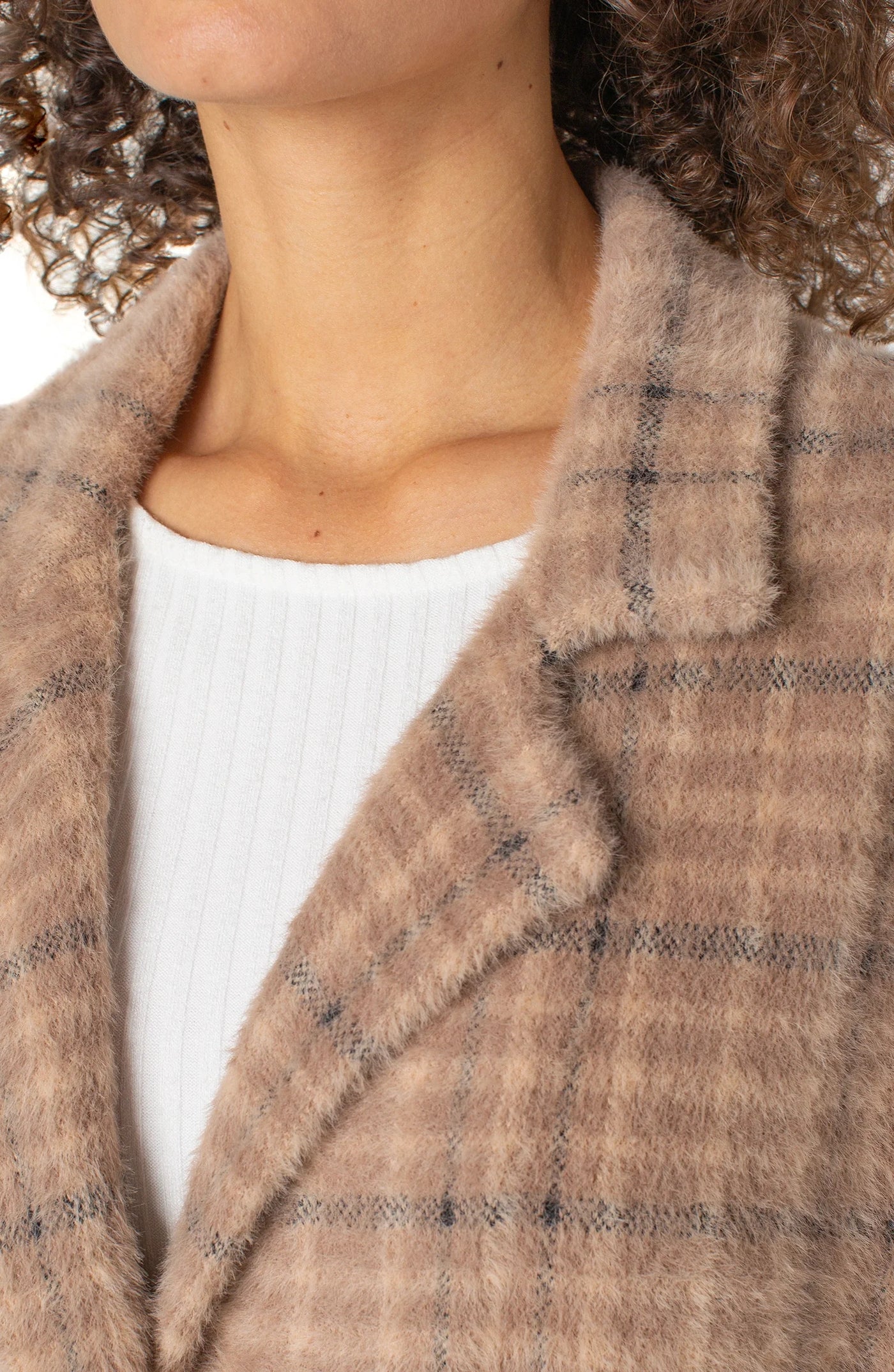 Long Slv Open Front Sweater Coat 32 3/4" hp