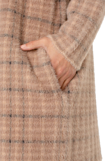 Long Slv Open Front Sweater Coat 32 3/4" hp