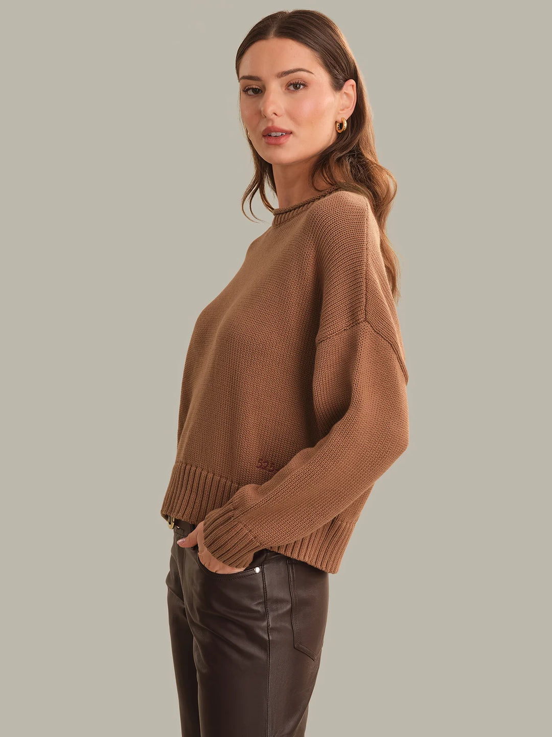 Louisa Oversized Cotton Pullover